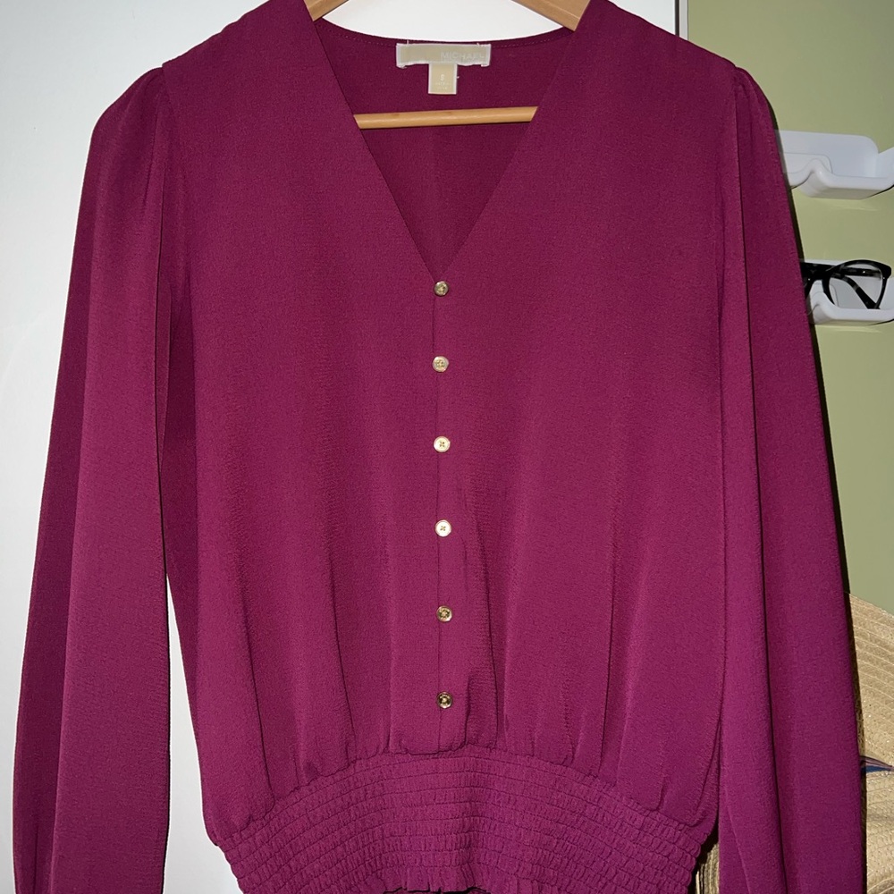 Michael Kors Purple Blouse